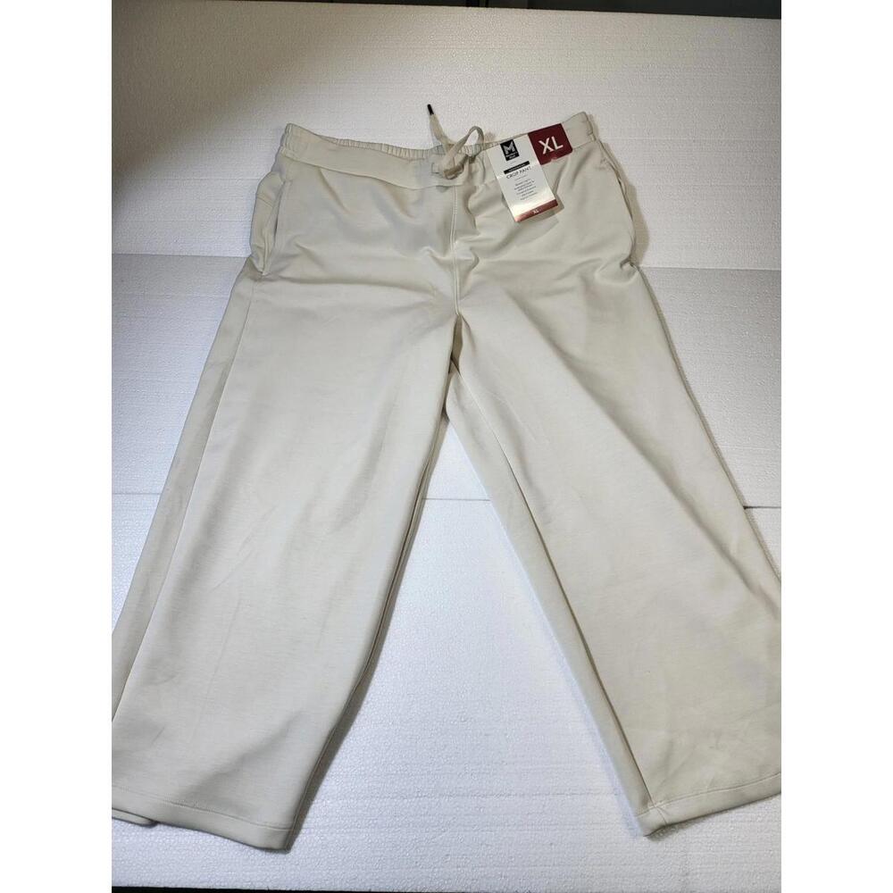 Member's Mark Sandwash Crop Pants Elastic Drawstring Waist Size XL NWT